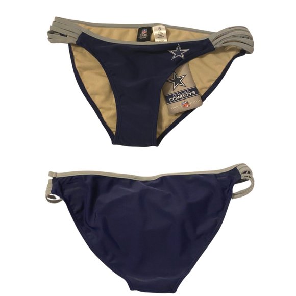 Dallas Cowboys Bikini Bottom Ladies Size Small NFL Team Apparel Swimwear - Picture 1 of 1